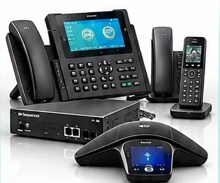 پشتیبانی تلفن VoIP: گوشی IP، سانترال IP PBX و گیت‌وی
